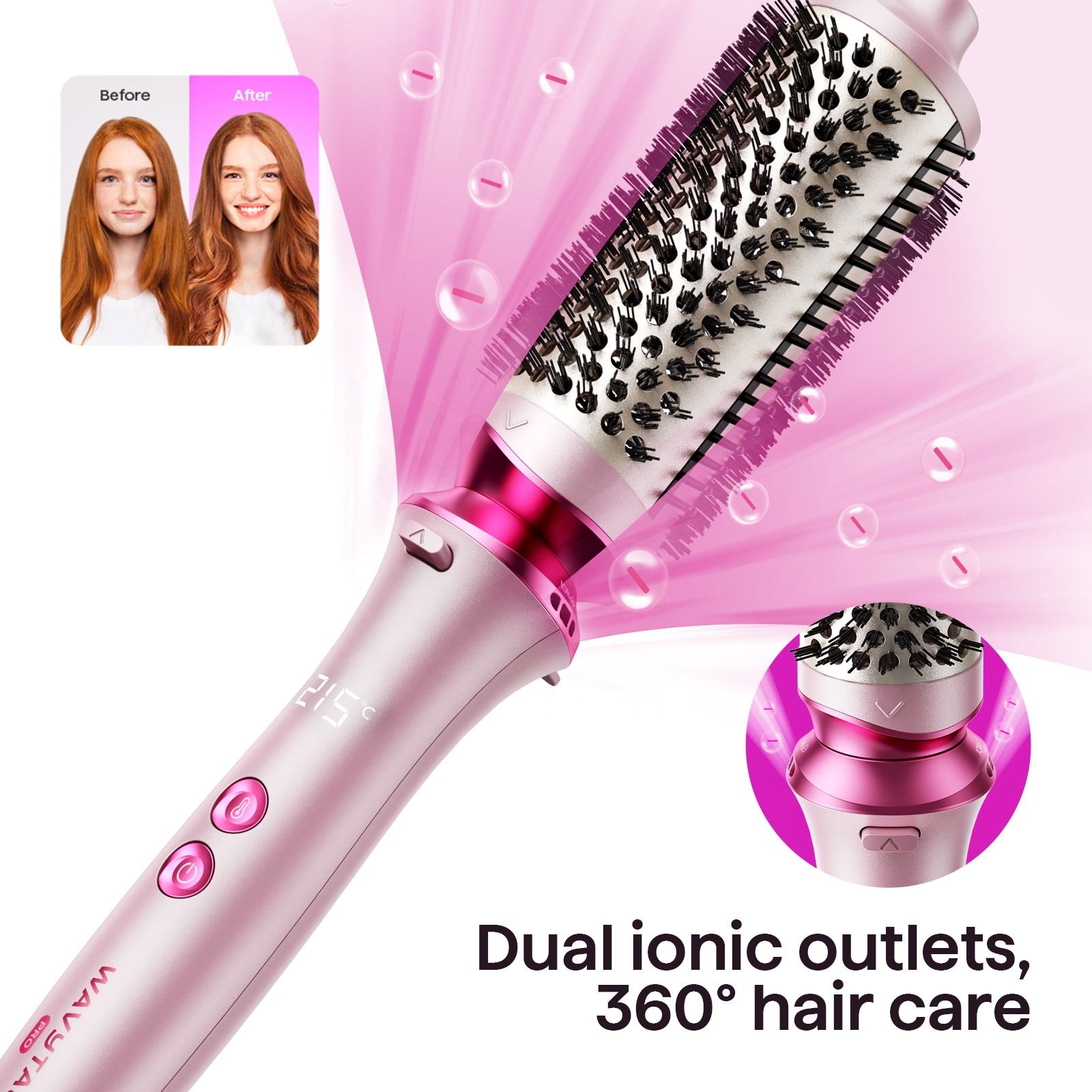 Heatwave Pro 5-in-1 Curling Wand Set